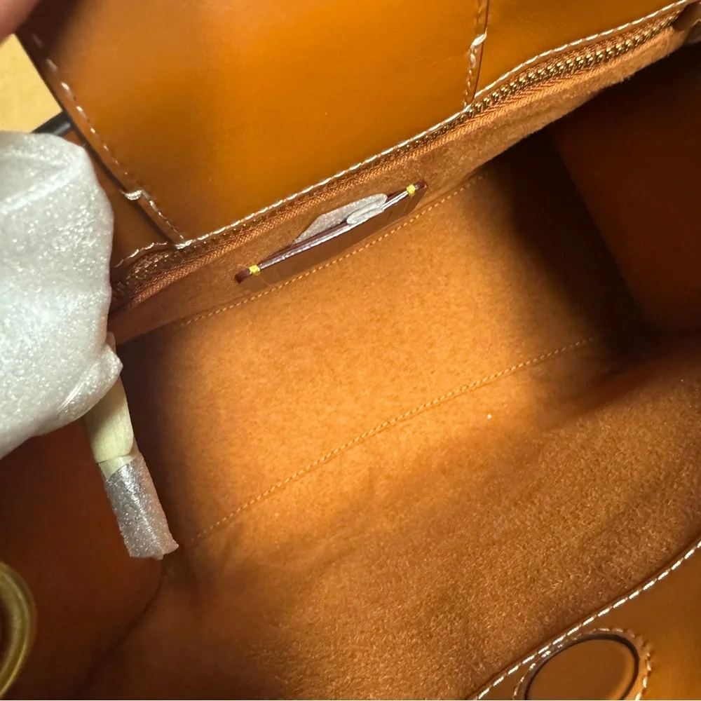 Coach Ace Leather Tote Bag 26 - Burnished Amber - Picture 8 of 11